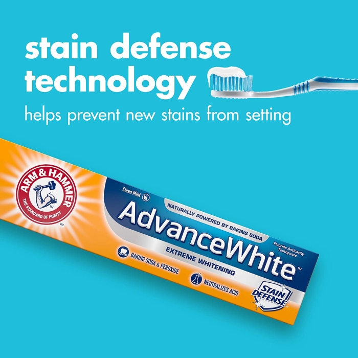 Arm & Hammer, Advance White Extreme Whitening Toothpaste Clean Mint  